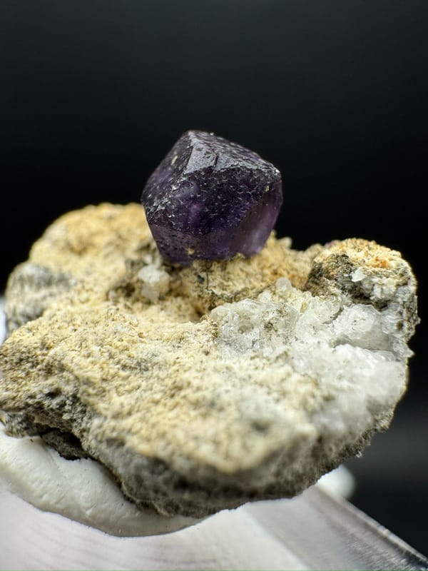 Fluorite from Fujian, China, individual mineral specimen view 4