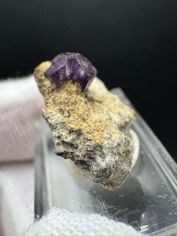 Fluorite from Fujian, China, individual mineral specimen view 9