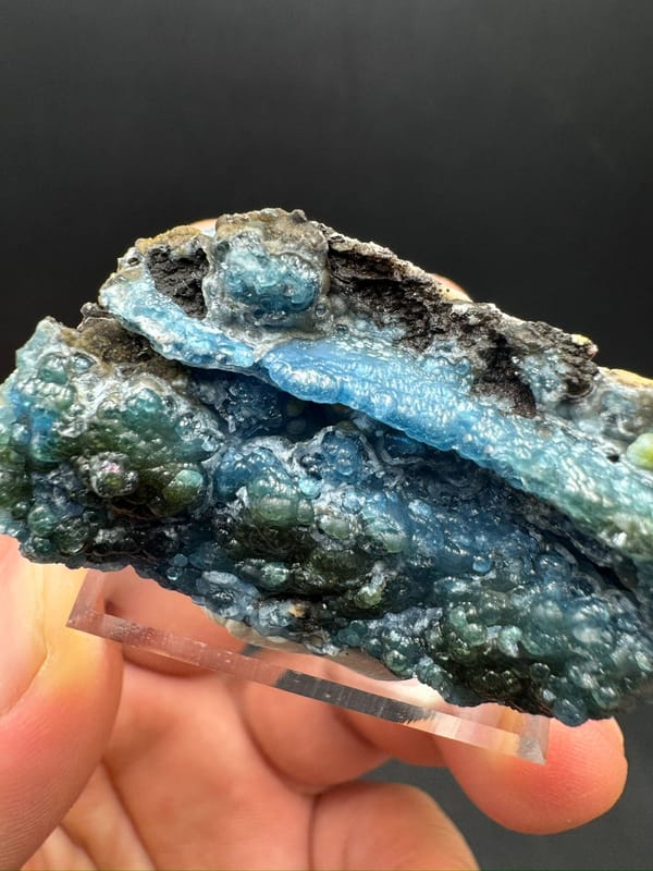 Plumbogummite from Guangxi, China, individual mineral specimen view 6