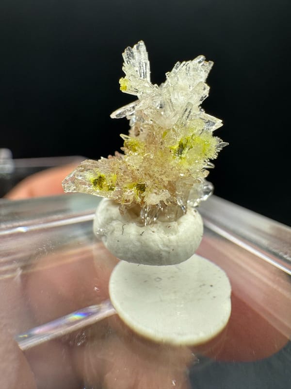 Creedite from Guizhou, China, individual mineral specimen view 2