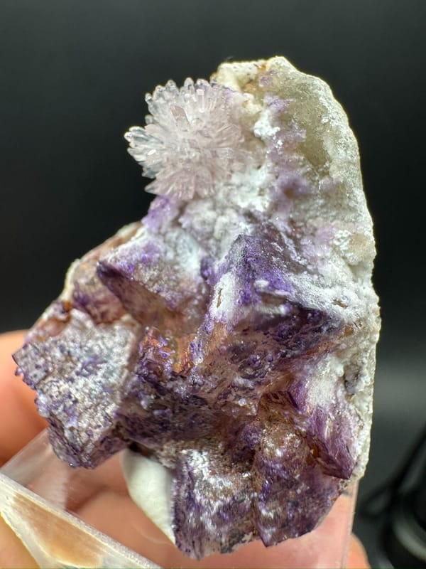 Creedite from Qinglong Co., Guizhou, China, individual mineral specimen view 6
