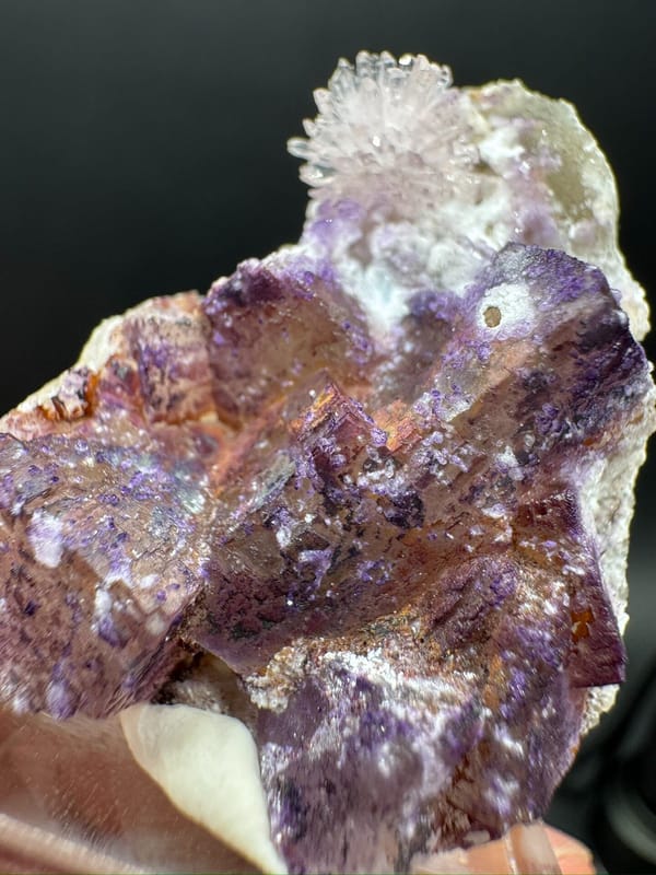Creedite from Qinglong Co., Guizhou, China, individual mineral specimen view 8