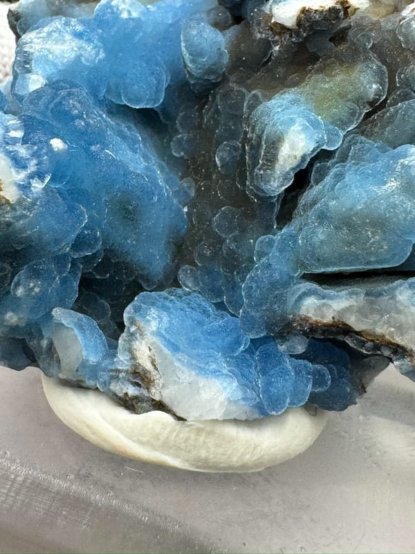 Plumbogummite from Guangxi, China, individual mineral specimen view 4