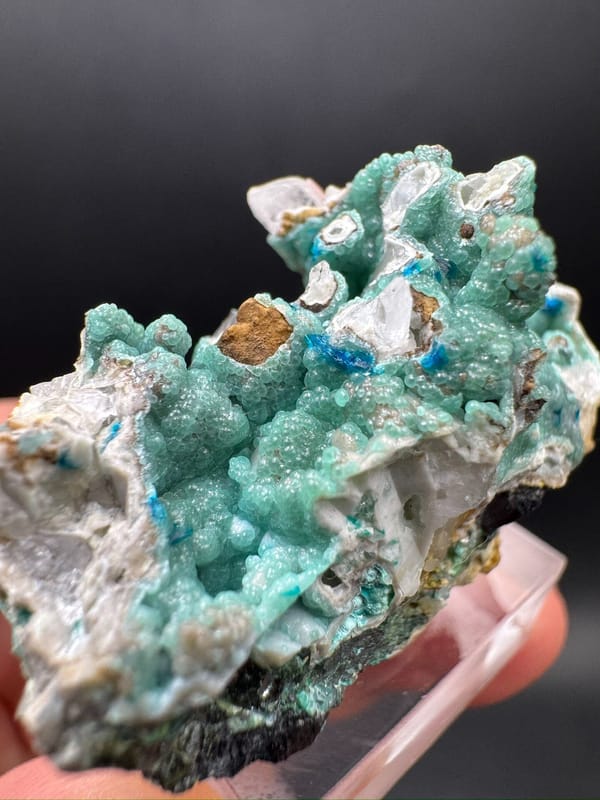 Dongchuanite group (species not verified) from Dongchuan, Yunnan, China, individual mineral specimen view 4