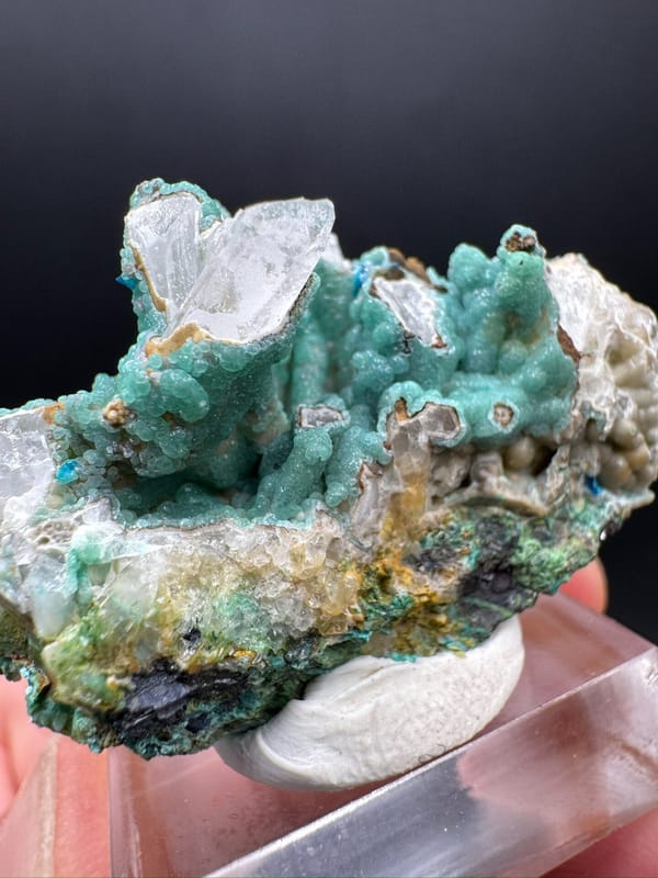 Dongchuanite group (species not verified) from Dongchuan, Yunnan, China, individual mineral specimen view 6