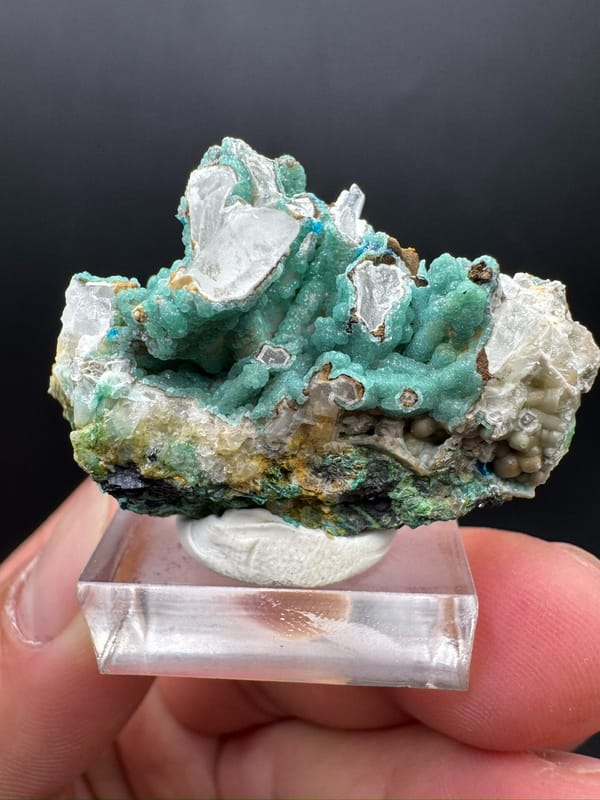 Dongchuanite group (species not verified) from Dongchuan, Yunnan, China, individual mineral specimen view 7