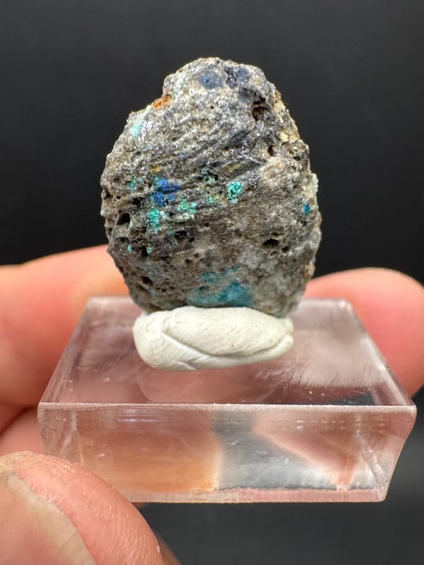 Veszelyite from Yunnan, China, individual mineral specimen view 4