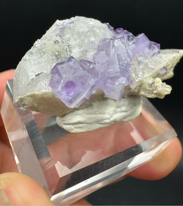 Fluorite from Yaogangxian Mine, Yizhang Co., Hunan, China, individual mineral specimen view 1