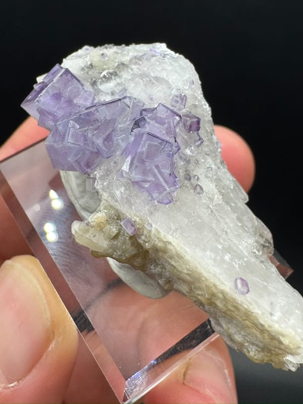 Fluorite from Yaogangxian Mine, Yizhang Co., Hunan, China, individual mineral specimen view 5