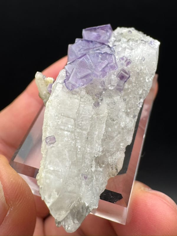 Fluorite from Yaogangxian Mine, Yizhang Co., Hunan, China, individual mineral specimen view 6