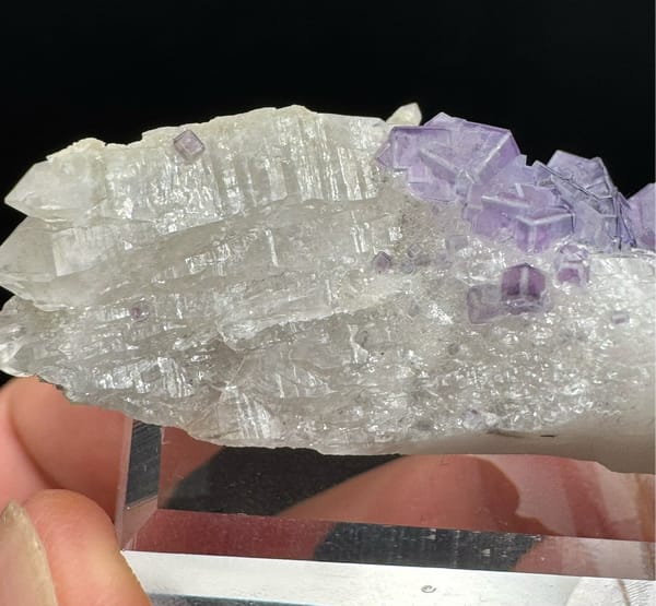 Fluorite from Yaogangxian Mine, Yizhang Co., Hunan, China, individual mineral specimen view 7