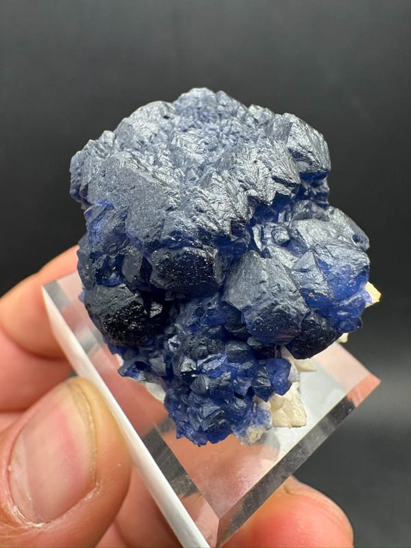 Fluorite from Inner Mongolia, China, individual mineral specimen view 2