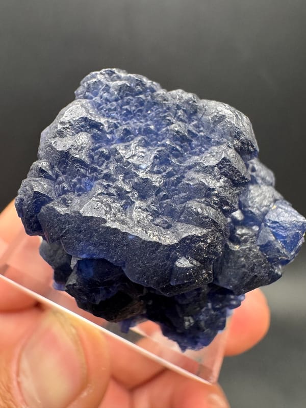 Fluorite from Inner Mongolia, China, individual mineral specimen view 3