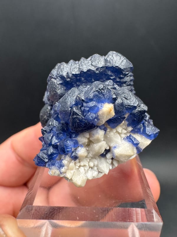 Fluorite from Inner Mongolia, China, individual mineral specimen view 4