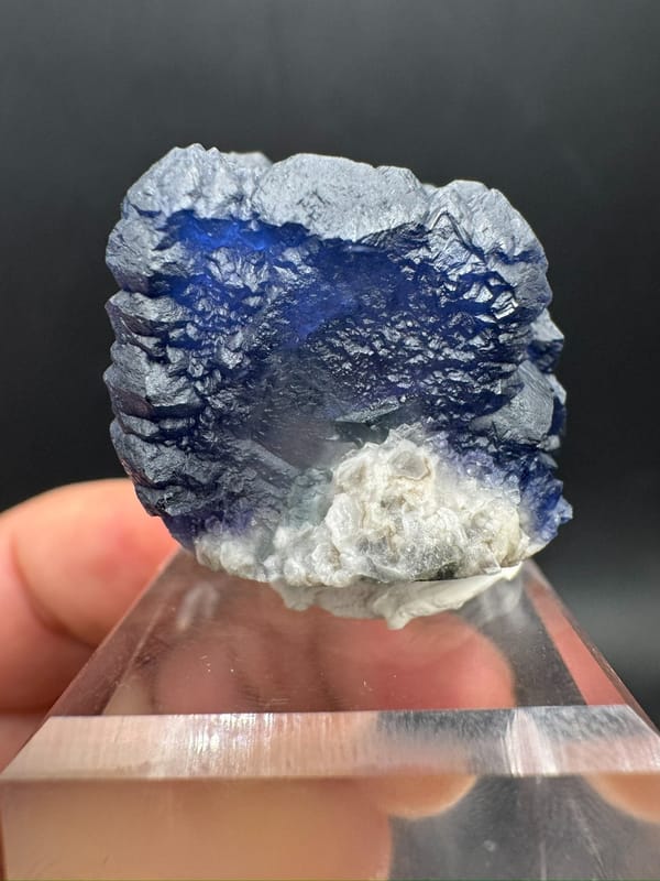 Fluorite from Inner Mongolia, China, individual mineral specimen view 8