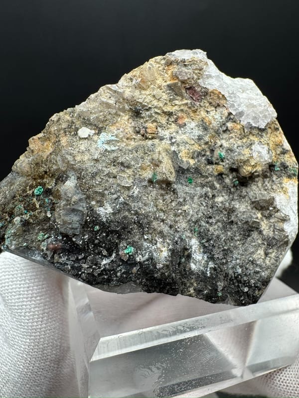 Cyanotrichite from Guizhou, China, individual mineral specimen view 5