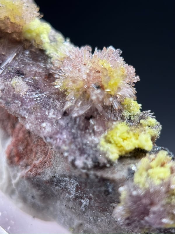 Creedite from Qinglong Co., Guizhou, China, individual mineral specimen view 3