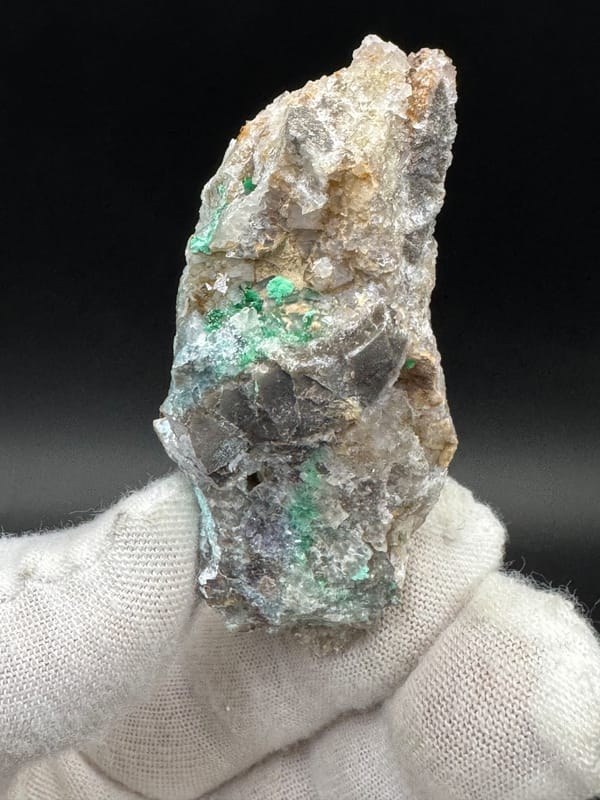 Cyanotrichite from Guizhou, China, individual mineral specimen view 5
