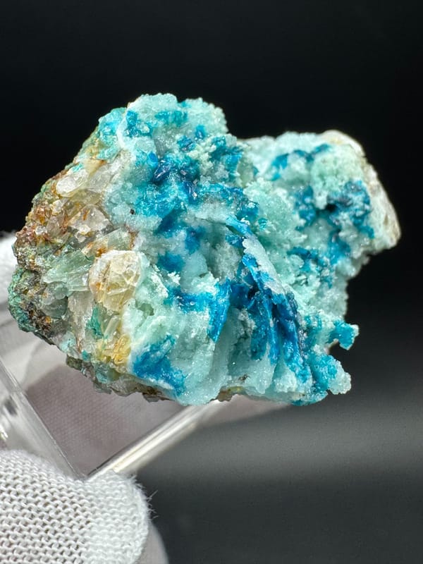 Hemimorphite from Yunnan, China, individual mineral specimen view 4
