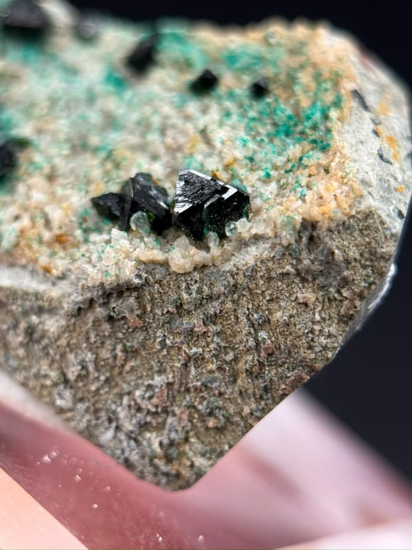 Libethenite from DR Congo, individual mineral specimen view 5