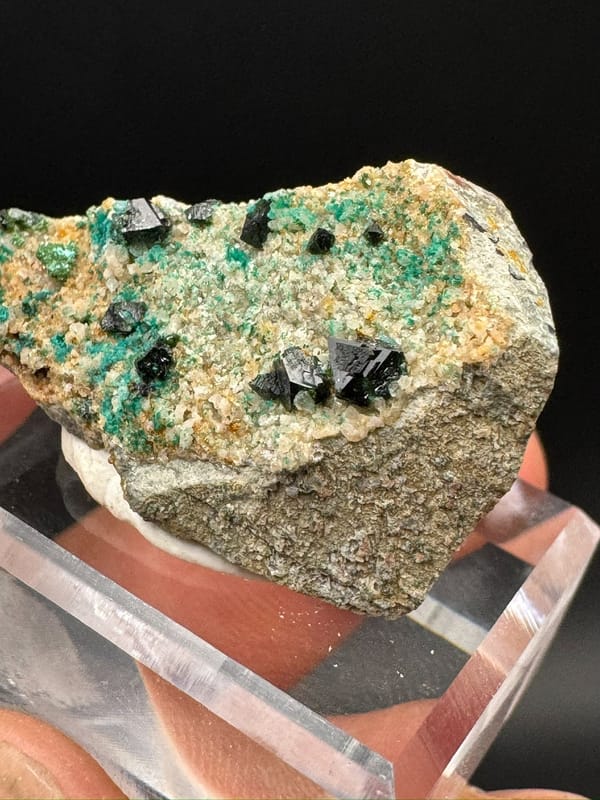 Libethenite from DR Congo, individual mineral specimen view 6