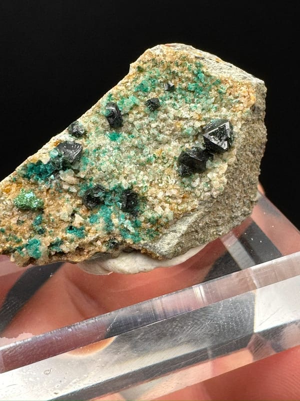 Libethenite from DR Congo, individual mineral specimen view 8