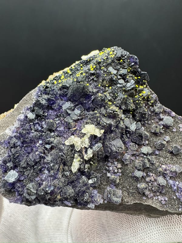 Fluorite from Guizhou, China, individual mineral specimen view 3