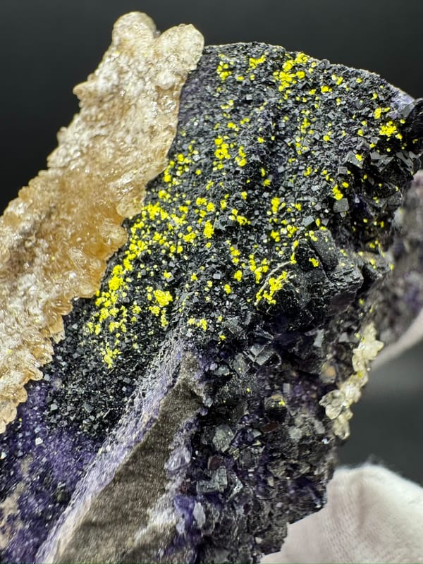 Fluorite from Guizhou, China, individual mineral specimen view 4