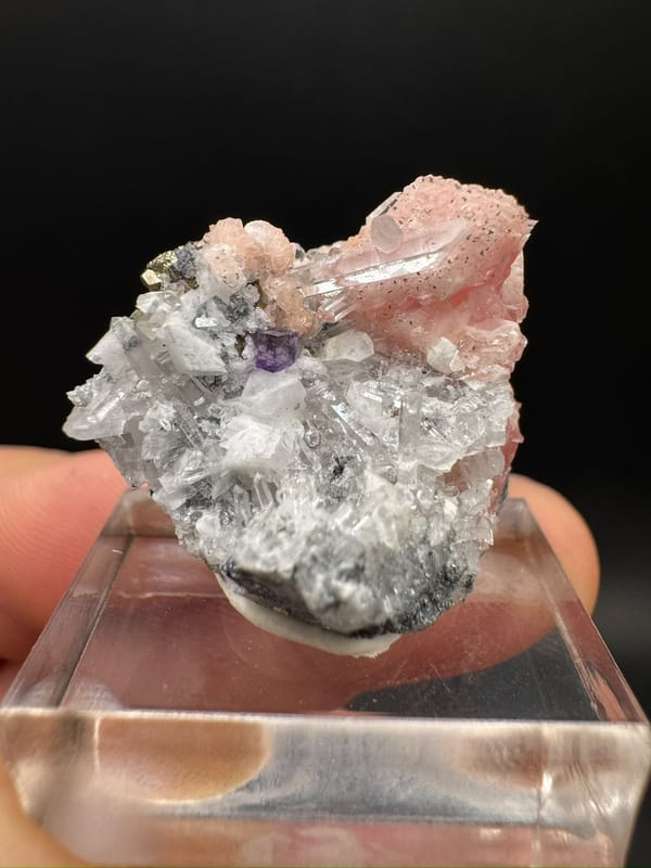 Fluorite from Wuzhou, Guangxi, China, individual mineral specimen view 1