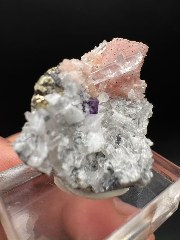 Fluorite from Wuzhou, Guangxi, China, individual mineral specimen view 3