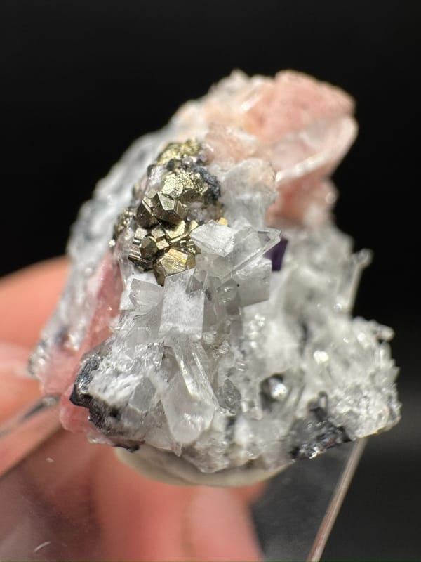 Fluorite from Wuzhou, Guangxi, China, individual mineral specimen view 4