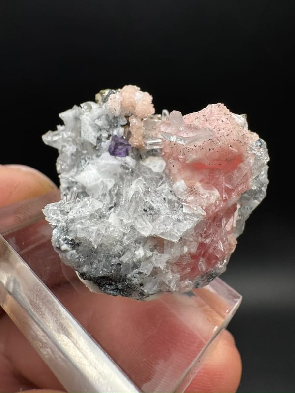 Fluorite from Wuzhou, Guangxi, China, individual mineral specimen view 7