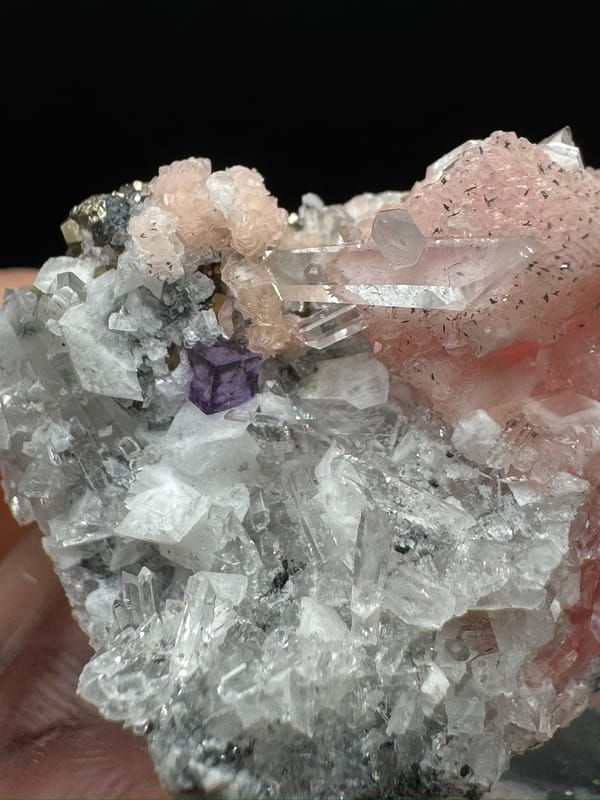 Fluorite from Wuzhou, Guangxi, China, individual mineral specimen view 8