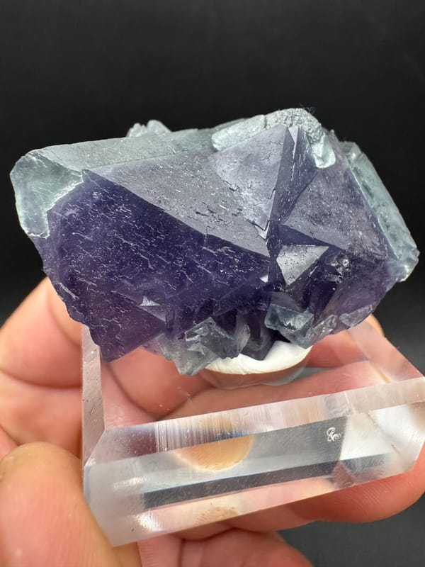 Fluorite from Inner Mongolia, China, individual mineral specimen view 1