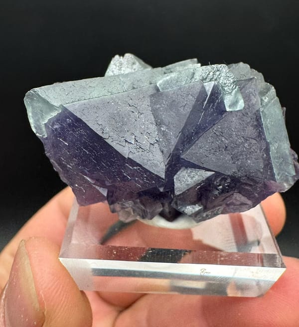 Fluorite from Inner Mongolia, China, individual mineral specimen view 3