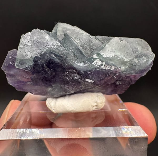 Fluorite from Inner Mongolia, China, individual mineral specimen view 7