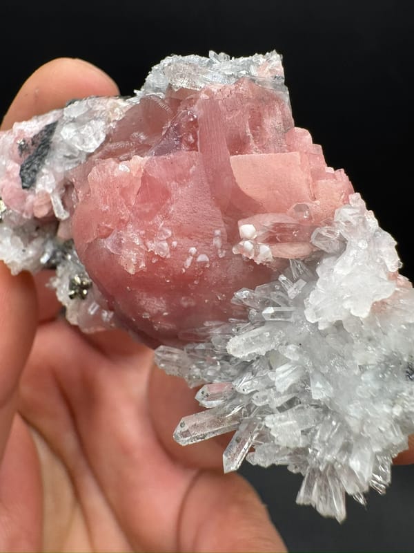 Rhodochrosite from Wuzhou, Guangxi, China, individual mineral specimen view 8
