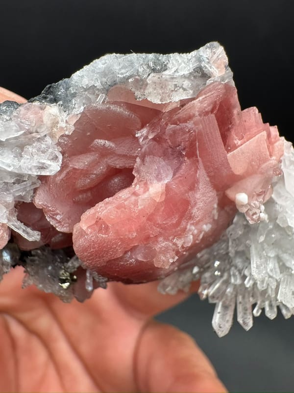 Rhodochrosite from Wuzhou, Guangxi, China, individual mineral specimen view 9