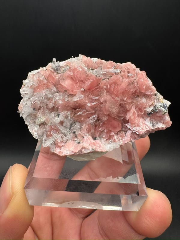 Rhodochrosite from Wuzhou, Guangxi, China, individual mineral specimen view 1
