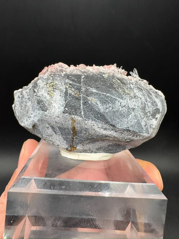 Rhodochrosite from Wuzhou, Guangxi, China, individual mineral specimen view 4