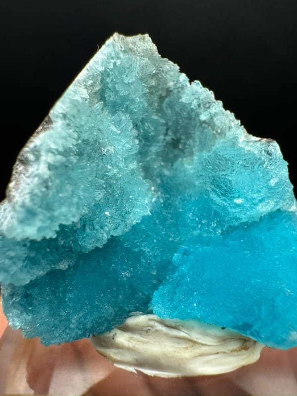 Hemimorphite from Ruyuan, Guangdong, China, individual mineral specimen view 7
