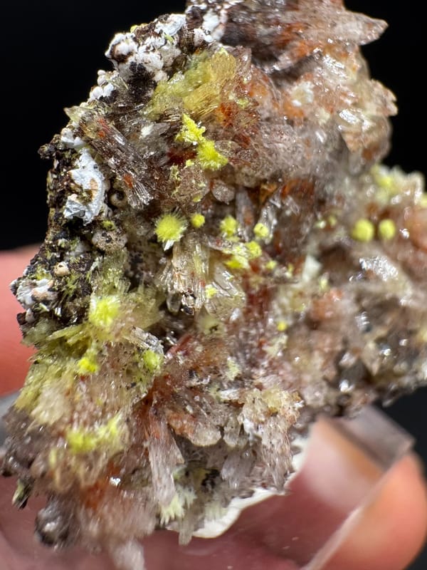 Creedite from Qinglong Co., Guizhou, China, individual mineral specimen view 3