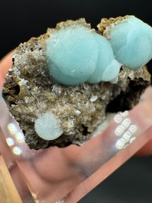 Hemimorphite from USA, individual mineral specimen view 5