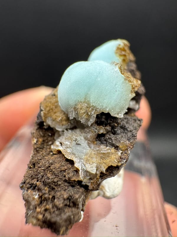 Hemimorphite from USA, individual mineral specimen view 6