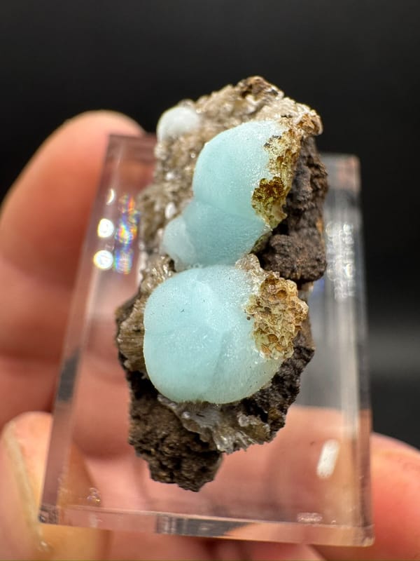 Hemimorphite from USA, individual mineral specimen view 8