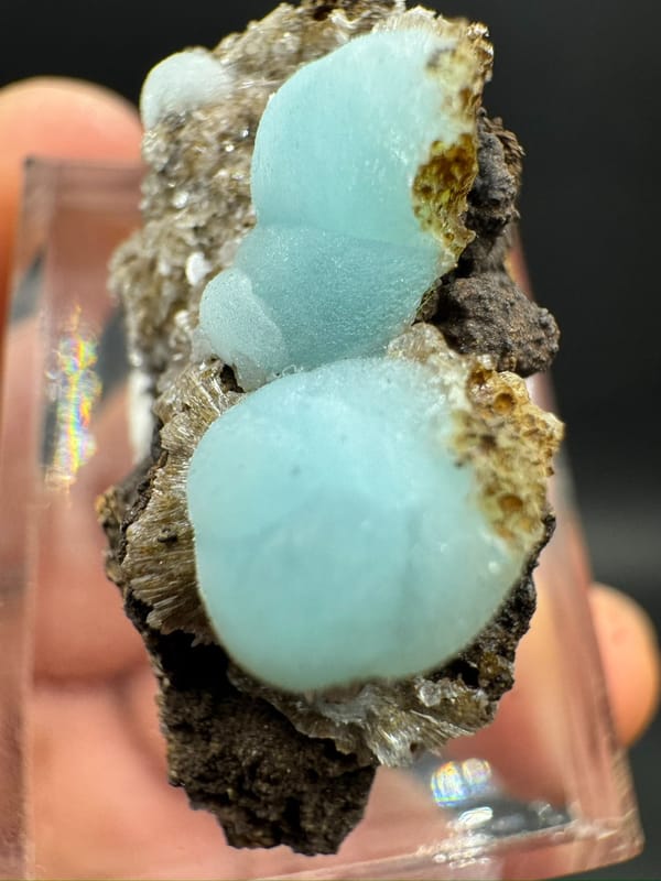 Hemimorphite from USA, individual mineral specimen view 9