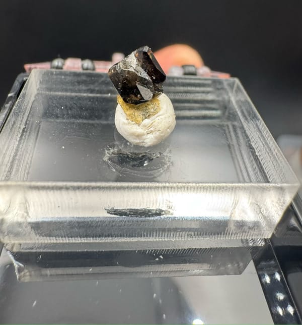 Cassiterite from Yunnan, China, individual mineral specimen view 1