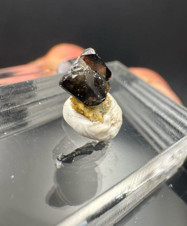 Cassiterite from Yunnan, China, individual mineral specimen view 3