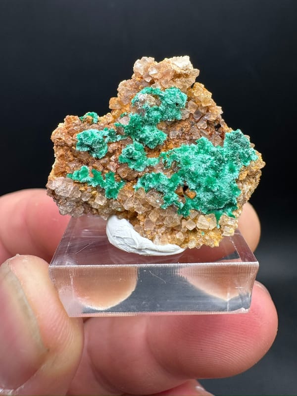 Malachite from Guizhou, China, individual mineral specimen view 1