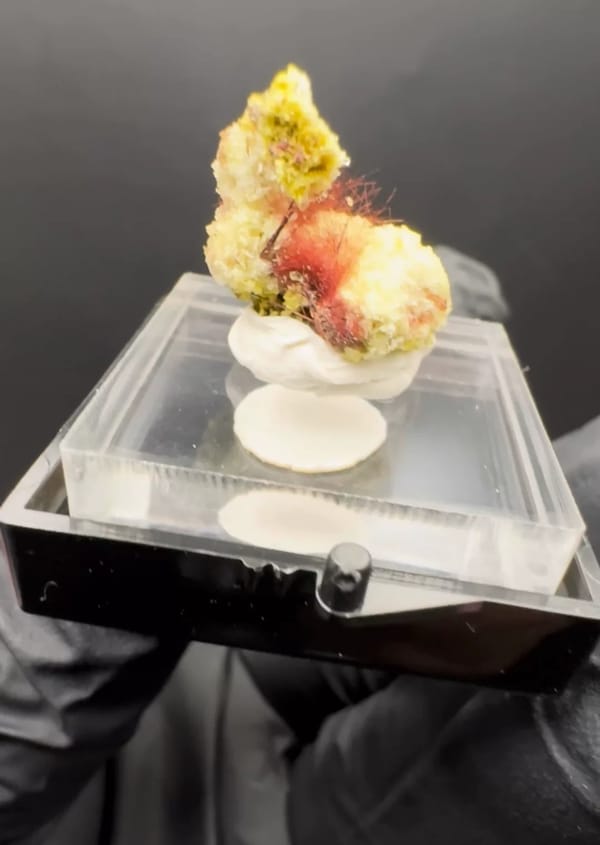 Calcium aluminum fluoride (source-recorded) from Guizhou, China, individual mineral specimen view 6